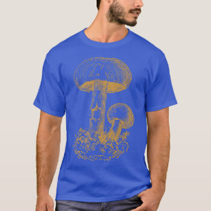 T-shirt cottagecore fée grunge champignons mens femmes gra