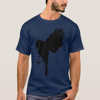 T-shirt cottagecore fée grunge corbeau corbeau homme