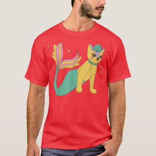 T-shirt cottagecore fée grunge mermaid chat hommes femmes