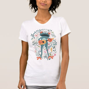 T-shirt Cottagecore grenouille esthétique Jouer Ukulele
