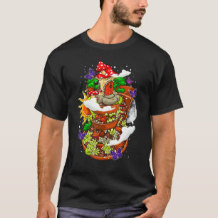 T-shirt Cottagecore Maison Champignon Jardin Fée Cottage M