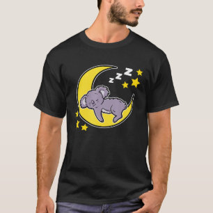 T-shirt Couchage mignon Ours Koala Lune Pyjamas Nap Nappi