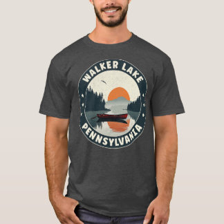 T-shirt Couché de soleil de Walker Lake Pennsylvanie