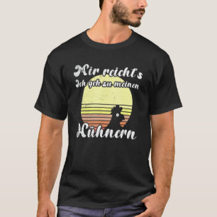 T-shirt Couché de soleil poulet effronté Geh Zu Meine Hühn