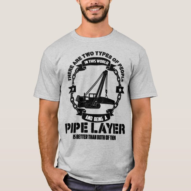 T-shirt Couche de tuyau (Devant)