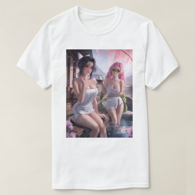 T-shirt Couche d'insectes d'amour de source chaude 5 (Design devant)