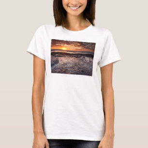 T-shirt Coucher de soleil à la plage, Californie