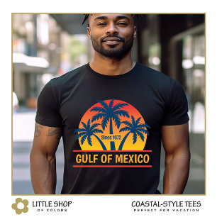 T-shirt Coucher de soleil aux palmiers tropicaux dans le g