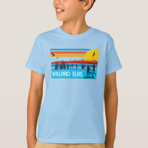 T-shirt Coucher de soleil Ballard Elks