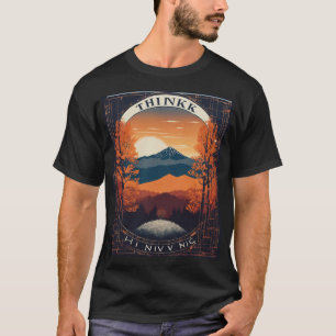 T-shirt Coucher de soleil bohème