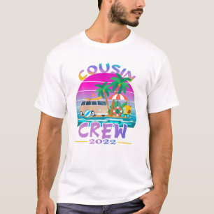 T-shirt Coucher de soleil Cousin Crew Vacation 2022 Beach 