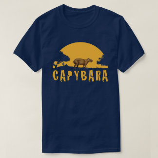 T-shirt Coucher de soleil de Capybara