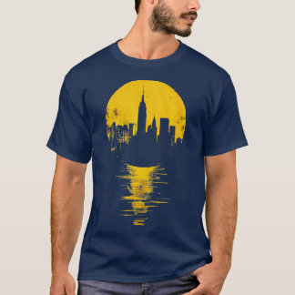 T-shirt Coucher de soleil de la vie urbaine