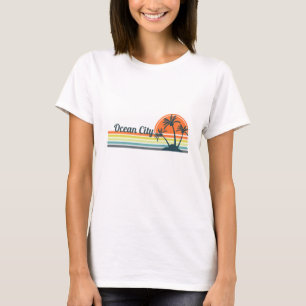 T-shirt Coucher de soleil de Ocean City