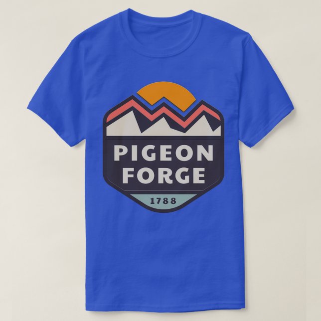 T-shirt Coucher de soleil de Pigeon Forge (Design devant)