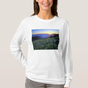 T-shirt Coucher de soleil de Point d'obstruction, Pôle ol