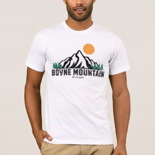 T-shirt Coucher de soleil de ski de Boyne