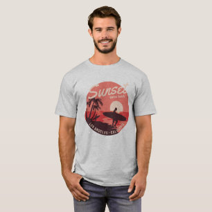 T-shirt Coucher de soleil du paradis du surf