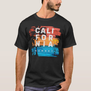 T-shirt Coucher de soleil en Californie