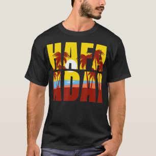 T-shirt Coucher de soleil Hafa Adai à l'intérieur du cha