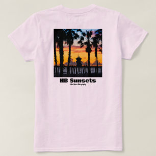 T-shirt Coucher de soleil HB Surf & Sunsets