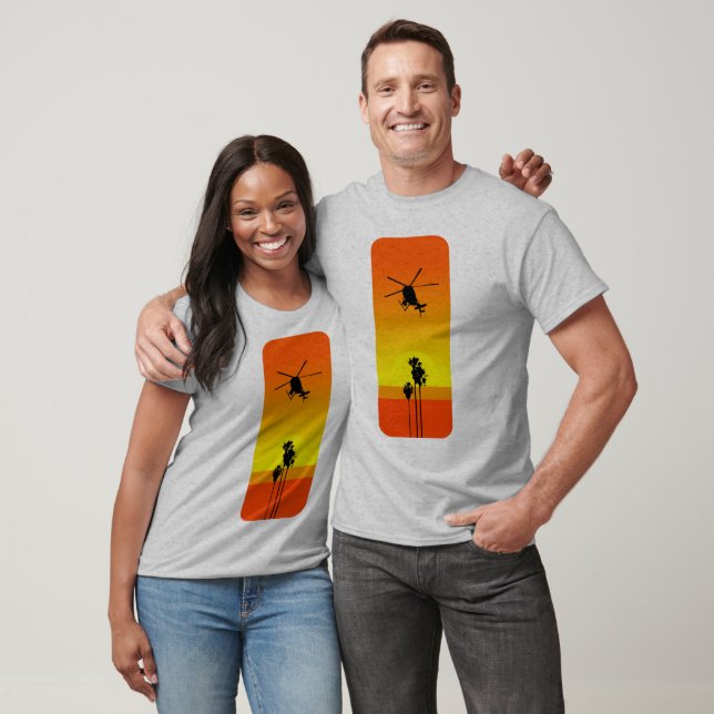 T-shirt Coucher de soleil Hughes 500 (Unisexe)