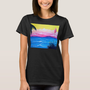 T-shirt Coucher de soleil océan 