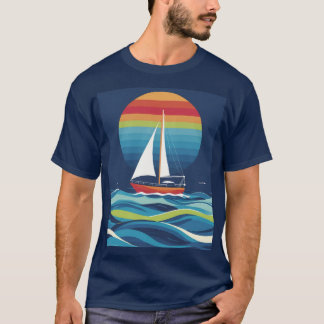 T-shirt Coucher de soleil paisible !
