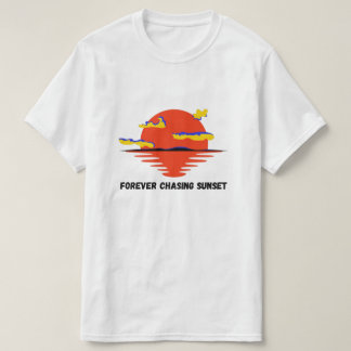 T-shirt coucher de soleil pour toujours