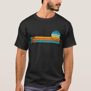 T-shirt Coucher de soleil rétro 78
