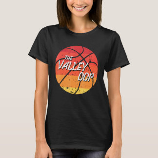 T-shirt Coucher de soleil rétro de basket-ball Valley Oop