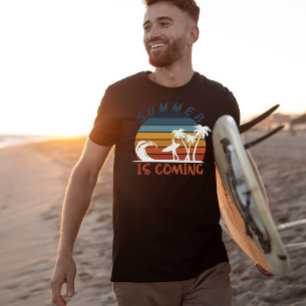 T-shirt Coucher de soleil rétro de la palette de couleurs