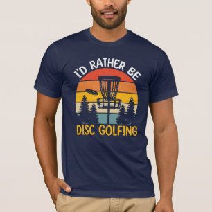 T-shirt Coucher de soleil rétro, je préférerais être le T-
