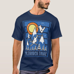 T-shirt Coucher de soleil Retro Palisades Tahoe