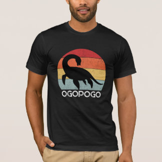 T-shirt Coucher de soleil rétrograde Ogopogo les années 70