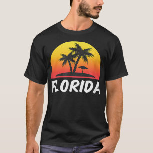 T-shirt Coucher de soleil sur la plage de Floride