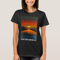 Coucher de soleil sur le lac Canyon, peinture d'Al