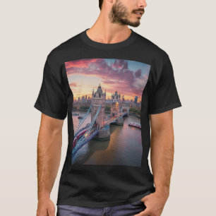 T-shirt Coucher de soleil sur Londres