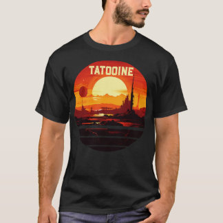 T-shirt Coucher de soleil sur Tatooine