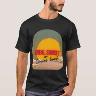 T-shirt Coucher de soleil surréaliste sur les tendances de