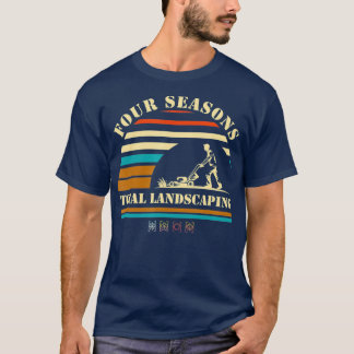 T-shirt Coucher de soleil total de quatre saisons Vintage 