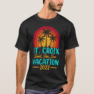 T-shirt Coucher de soleil vacances été 2022 Virgin Island