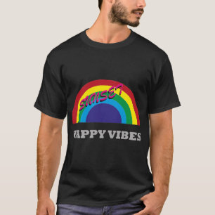 T-shirt Coucher de soleil, Vibes heureuses