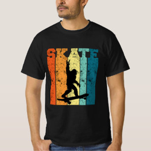 T-shirt Coucher de soleil vintage bigfoot skateboard skate