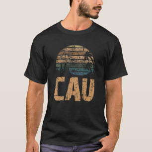 T-shirt Coucher de soleil Vintage CAU désorganisé