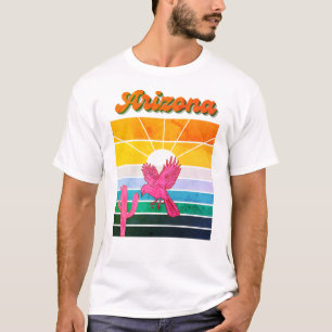 T-shirt Coucher de soleil Vintage de l'Arizona dans les an