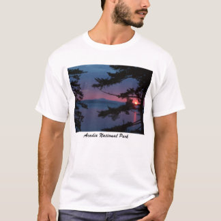 T-shirt Coucher du soleil au-dessus de l'Île déserte de