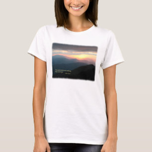 T-shirt Coucher du soleil dans le Smokies : Mtns sont