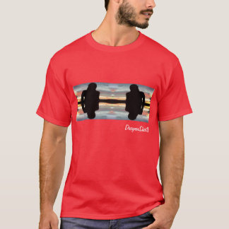 T-shirt Coucher du soleil de gemme