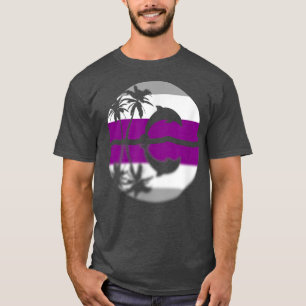 T-shirt Coucher du soleil de la Fierté Désiseual, Drapeau